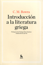 Introducción a la literatura griega. 9788424926267
