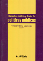 Manual de análisis y diseño de políticas públicas