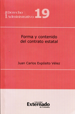 Forma y contenido del contrato estatal