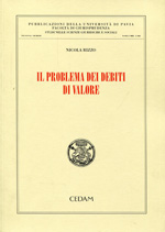 Il problema dei debiti di valore. 9788813281106