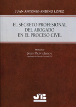 El secreto profesional del abogado en el proceso civil. 9788494238512
