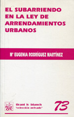 El subarriendo en la Ley de Arrendamientos Urbanos