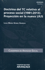 Doctrina del TC relativa al proceso social (1981-2013). 9788490592359