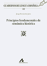 Principios fundamentales de semántica histórica. 9788476358801