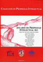 Anuario de propiedad intelectual 2013