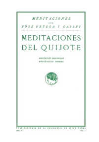 Meditaciones del Quijote. 9788420689500