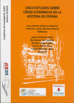 Cinco estudios sobre crisis económicas en la historia de España. 9788486116835