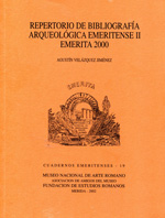 Repertorio de bibliografía arqueológica emeritense II. 100956592