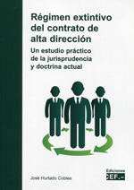 Régimen extintivo del contrato de alta dirección . 9788445428245