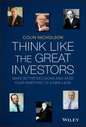 Think like the great investors. 9781118587140
