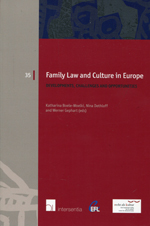 Family Law and culture in Europe. 9781780681597