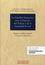 Las familias numerosas ante el Derecho del trabajo y de la Seguridad Social. 9788490595183