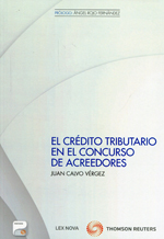 El crédito tributario en el concurso de acreedores. 9788498988680