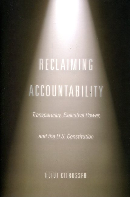 Reclaiming accountability. 9780226191638