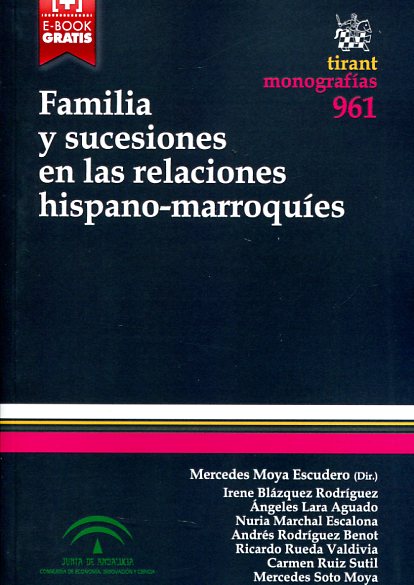 Familia y sucesiones en las relaciones hispano-marroquíes. 9788490861776