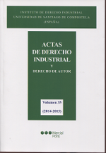 Actas de Derecho Industrial y Derecho de Autor. 9788416402793