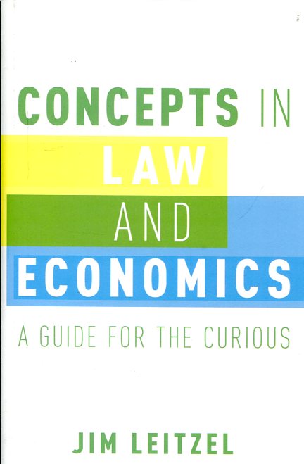 Concepts in Law and Economics. 9780190213978
