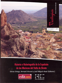 Historia e historiografía de la Explusión de los Moriscos del Valle de Ricote