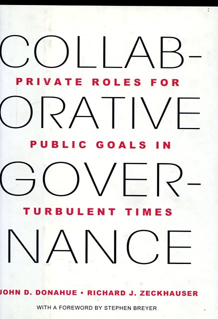 Collaborative governance. 9780691149790