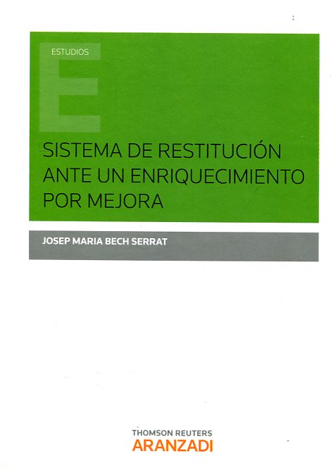 Sistema de restitución ante un enriquecimiento por mejora