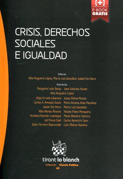 Crisis, derechos sociales e igualdad. 9788490868034