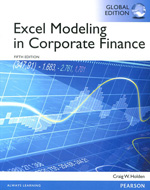 Excel modeling in corporate finance. 9781292059389