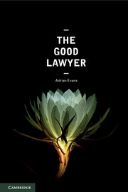 The good lawyer. 9781107423435