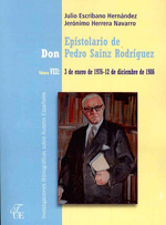 Epistolario de Don Pedro Sainz Rodríguez. 9788473928434