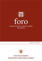 Foro. Revista de Ciencias Jurídicas y Sociales. Nueva Época; Vol. 14, Núm. 1 / 2011