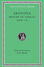 History of Animals. Volume III: Books 7-10