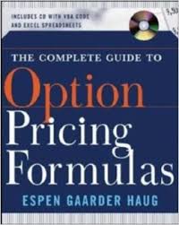 The complete guide to option pricing formulas. 9780071389976