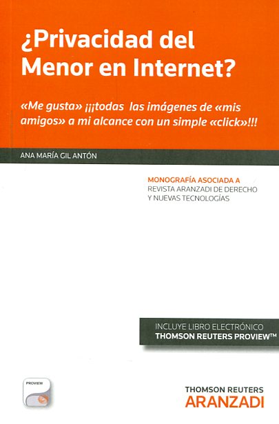 ¿Privacidad del menor en internet?. 9788490981184