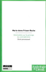 Généralités sur le principe du contradictoire. 9782275044422