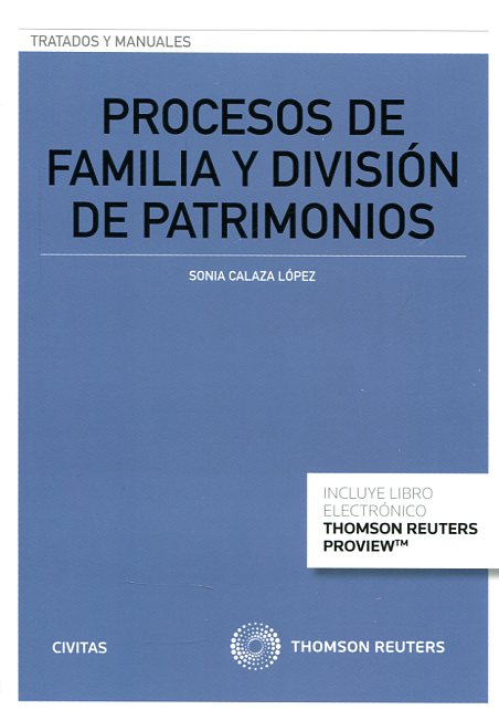Procesos de familia y división de patrimonios. 9788447047604
