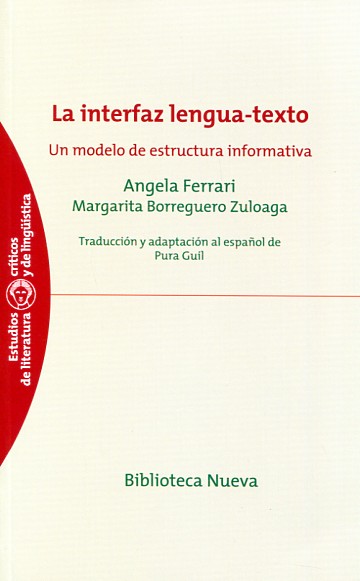 La interfaz lengua-texto. 9788416170029