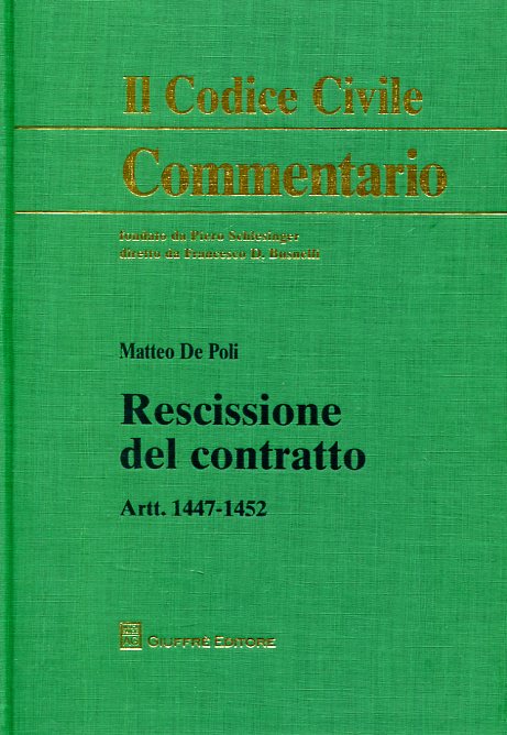 Rescissione del contratto