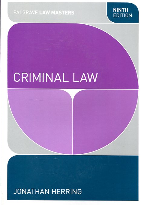 Criminal Law. 9781137475718