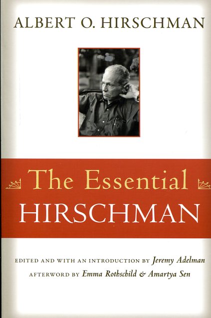 The essential Hirschman. 9780691165677
