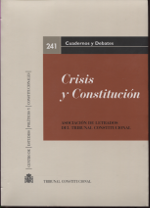 Crisis y constitución. 9788425916731