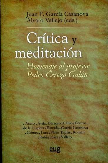 Crítica y meditación
