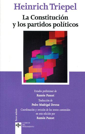 La Constitución y los partidos políticos. 9788430965502