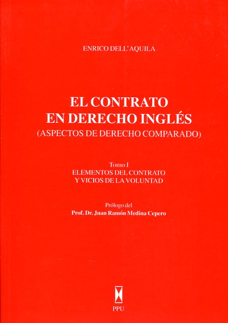 El contrato en Derecho inglés. 9788447707560