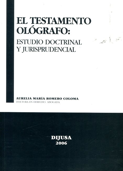 El testamento ológrafo