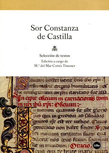 Sor Constanza de Castilla. 9788447542284