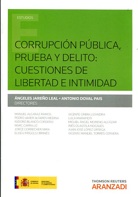 Corrupción pública, prueba y delito
