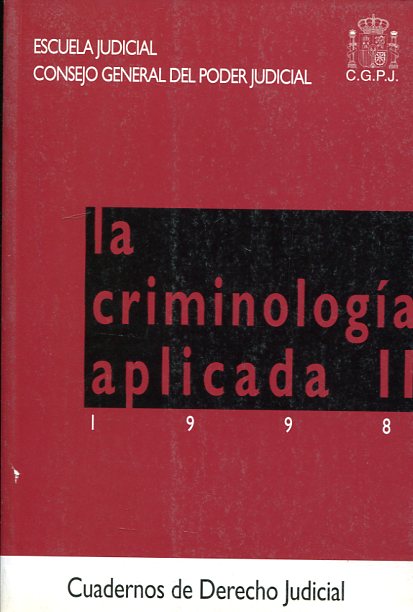 La criminología aplicada