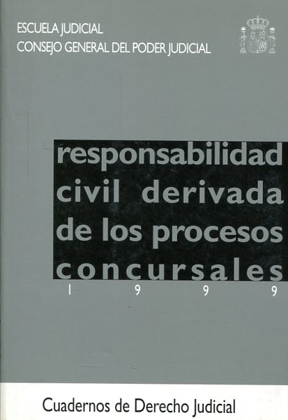 Responsabilidad civil derivada de los procesos concursales. 9788489324602