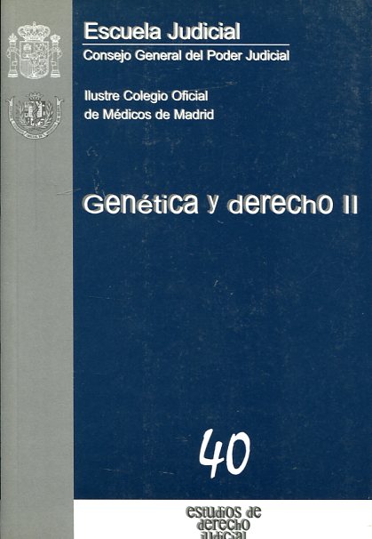 Genética y Derecho II. 9788496228016