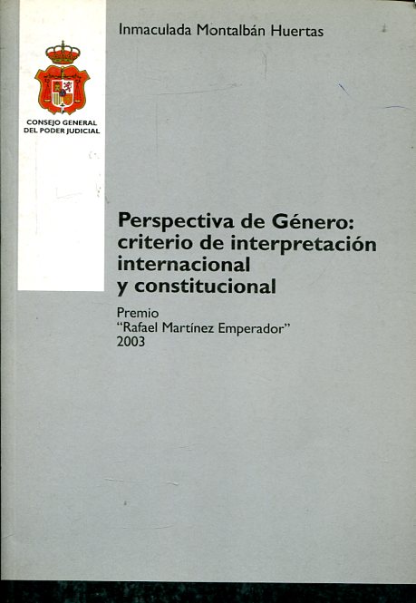 Perspectiva de género. 9788496228382