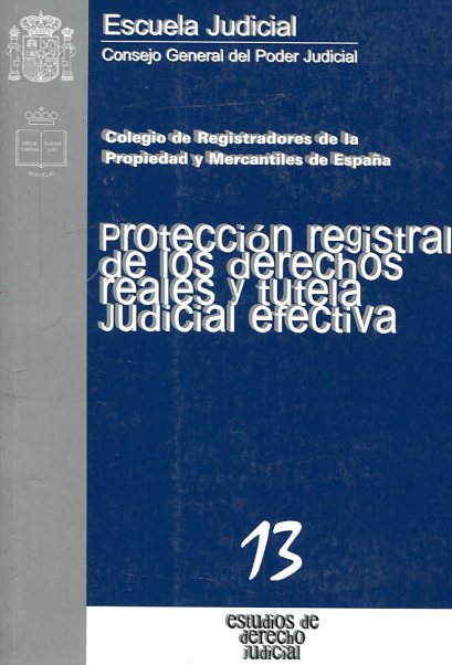 Protección registral de los Derechos reales y tutela judicial efectiva